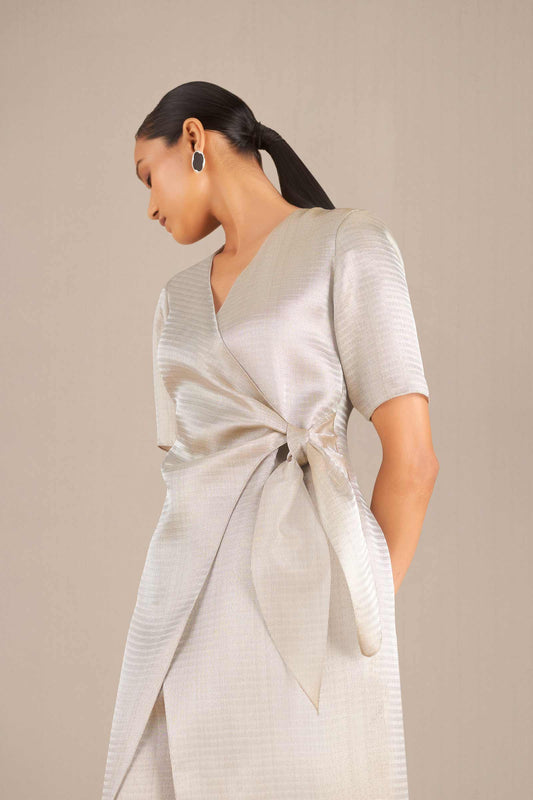 Brocade Sanaz Tunic Set – Metallics
