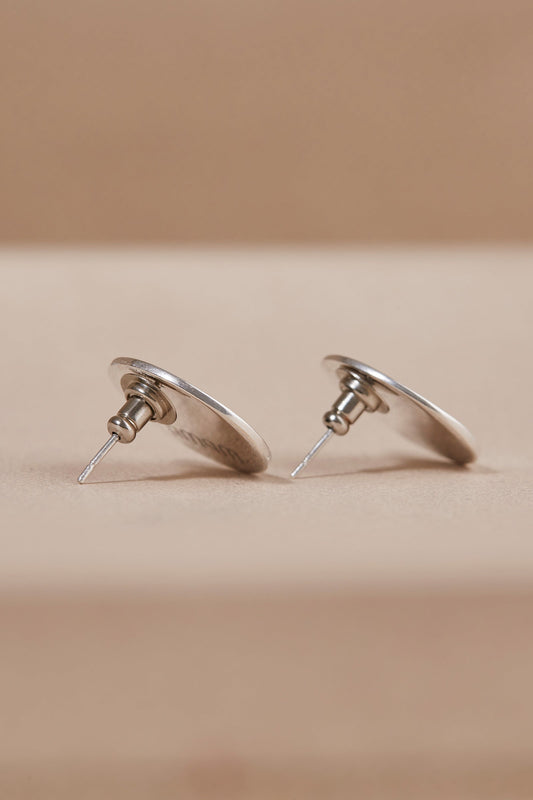 Enamel Akilah Studs – Black