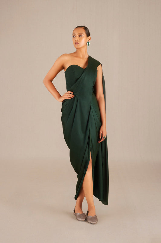 Other Lila Saree – Green