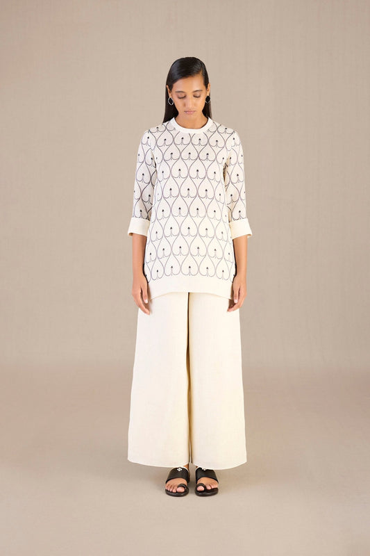 Linen Mia Top Set – Ivory