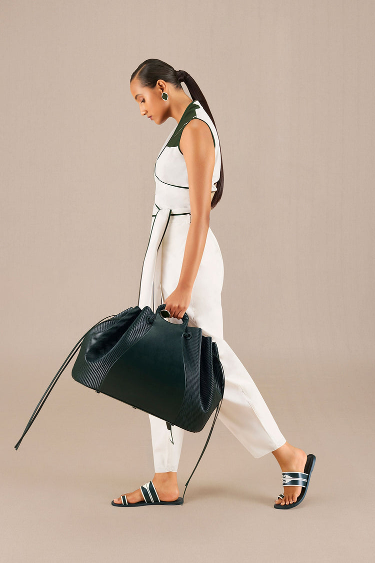 Shazia Tote Bag - Dark Olive