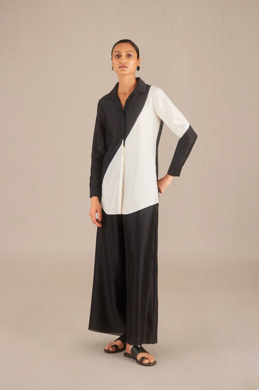 Chanderi Ania Shirt – Black