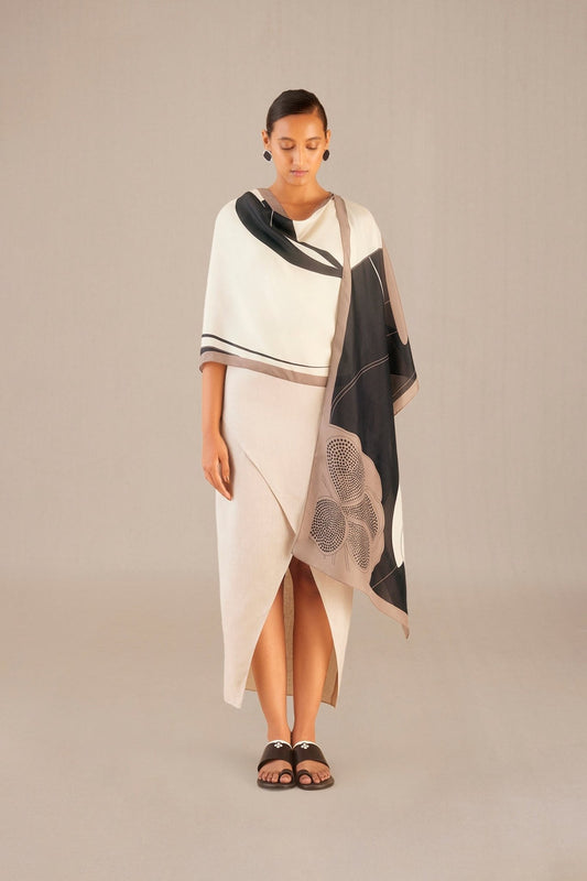 Silk Asah Scarf – Beige