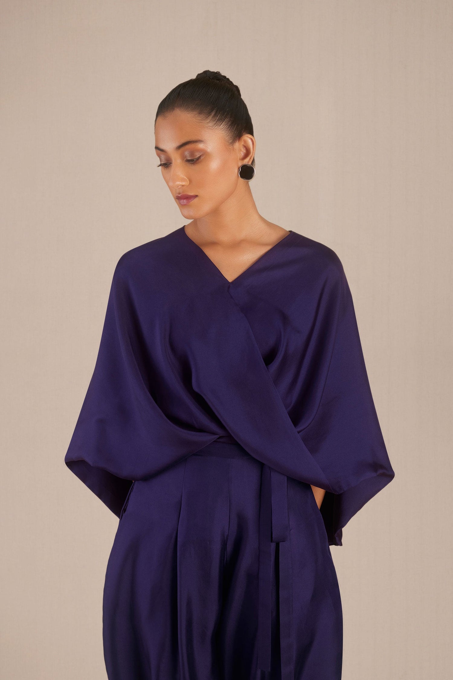 Zayna Top Set - Deep Purple 