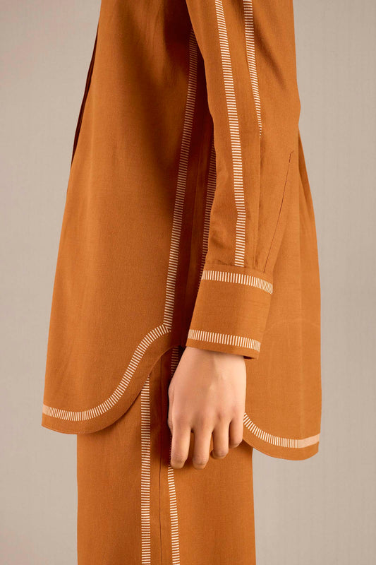 Khadi Meg Shirt Set – Orange