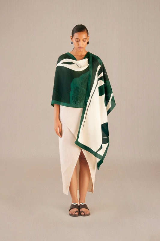 Silk Asah Scarf – Green