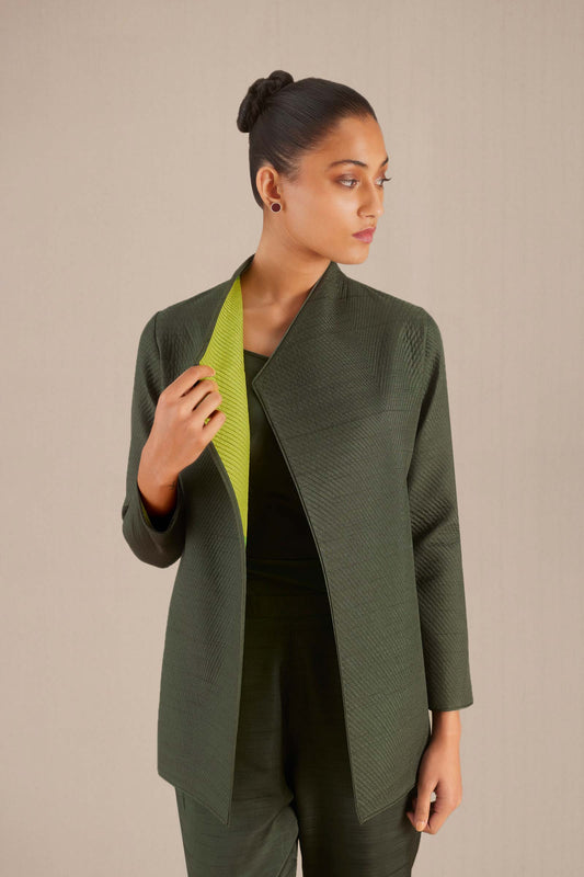 Silk Sanah Jacket – Green