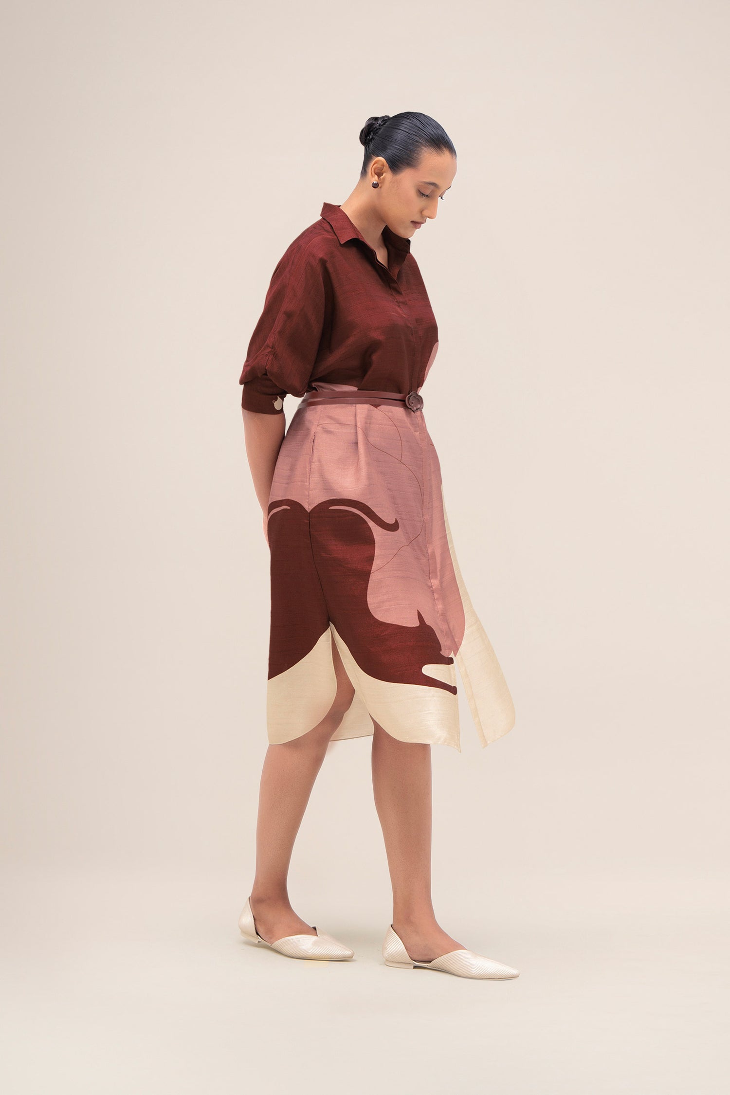  Silk Lina Dress – Red
