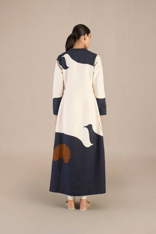 Linen Vina Jacket Set – Blue