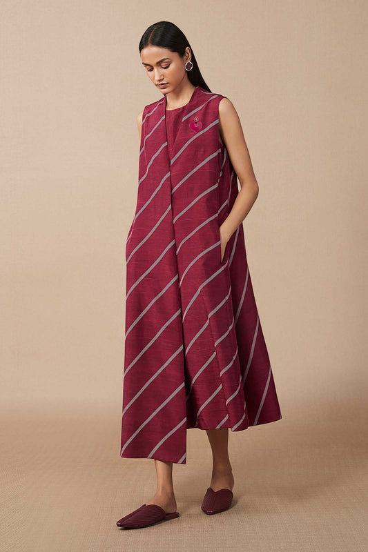 Chanderi Núr Jacket Set – Multicolor