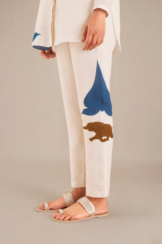 Linen Keyah Shirt Co-ord Set – Ivory