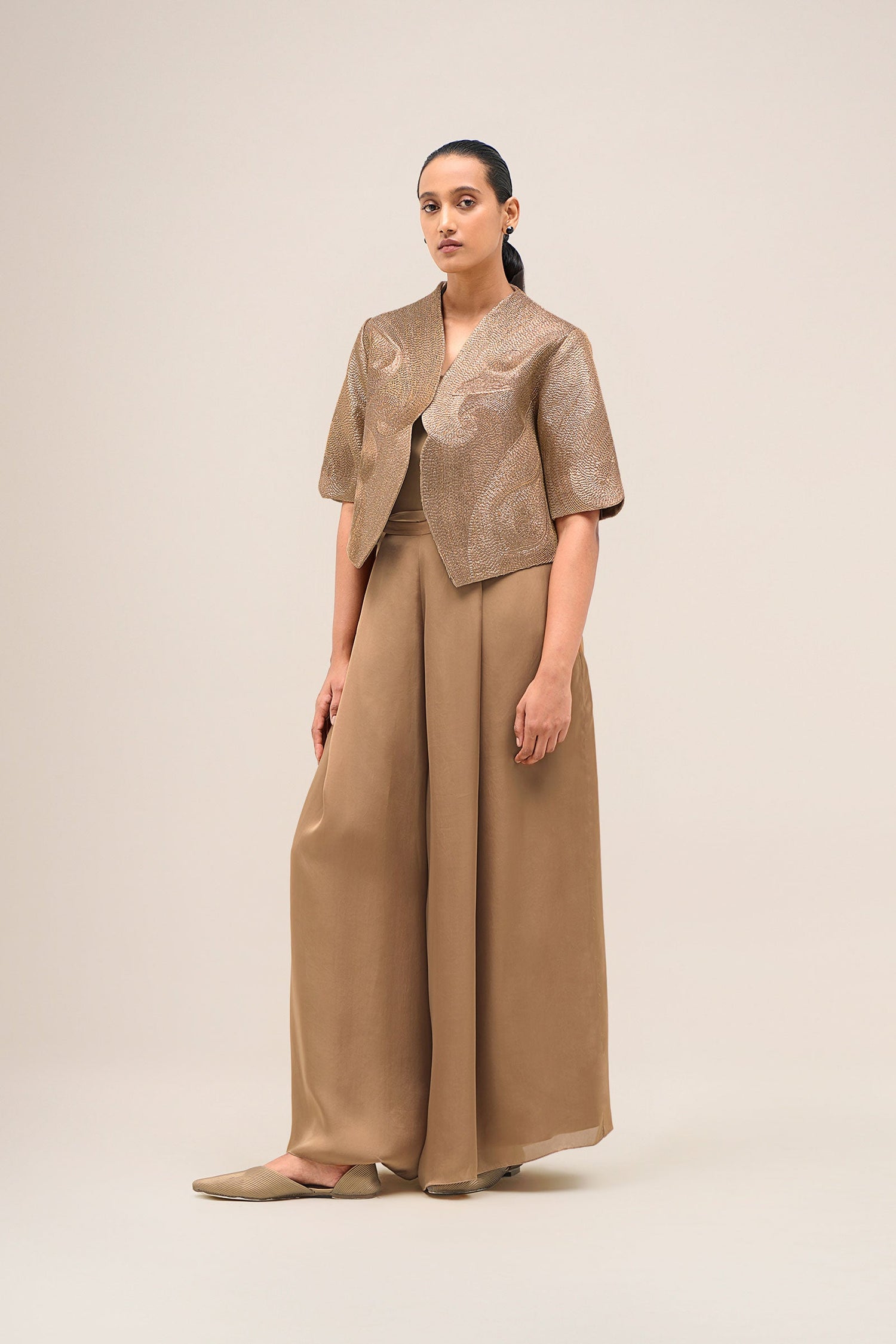  Metallic Samara Jacket Set – Metallics