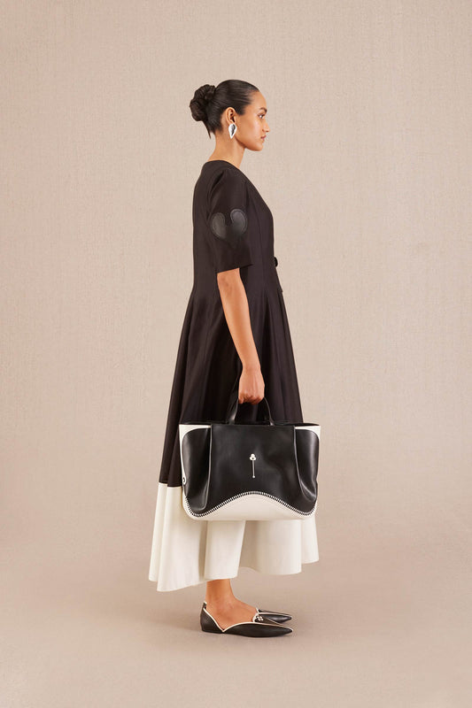 Faux Leather Aira bag – Black