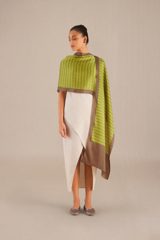 Organza Noor Scarf – Green