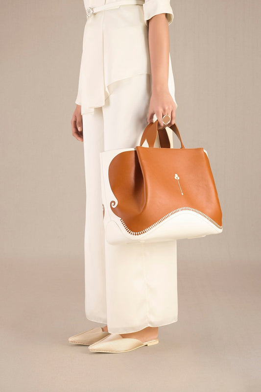 Faux Lether Aira bag – Orange