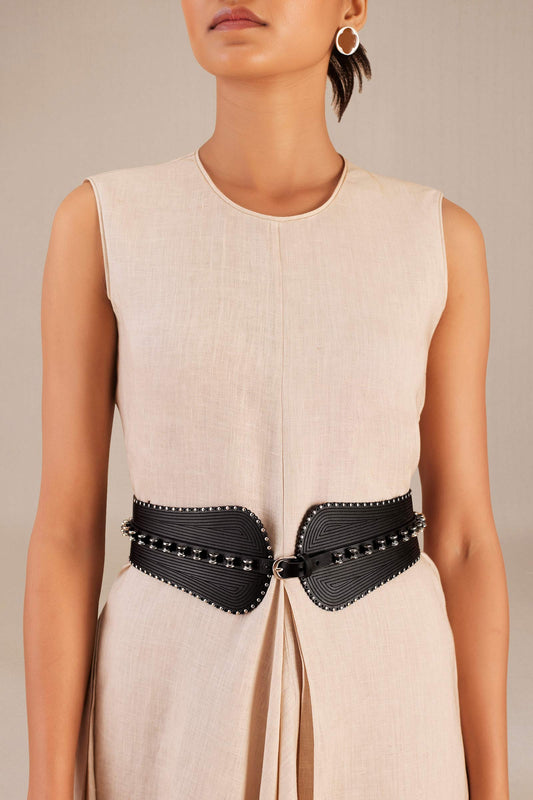 Leather Faye Belt – Black