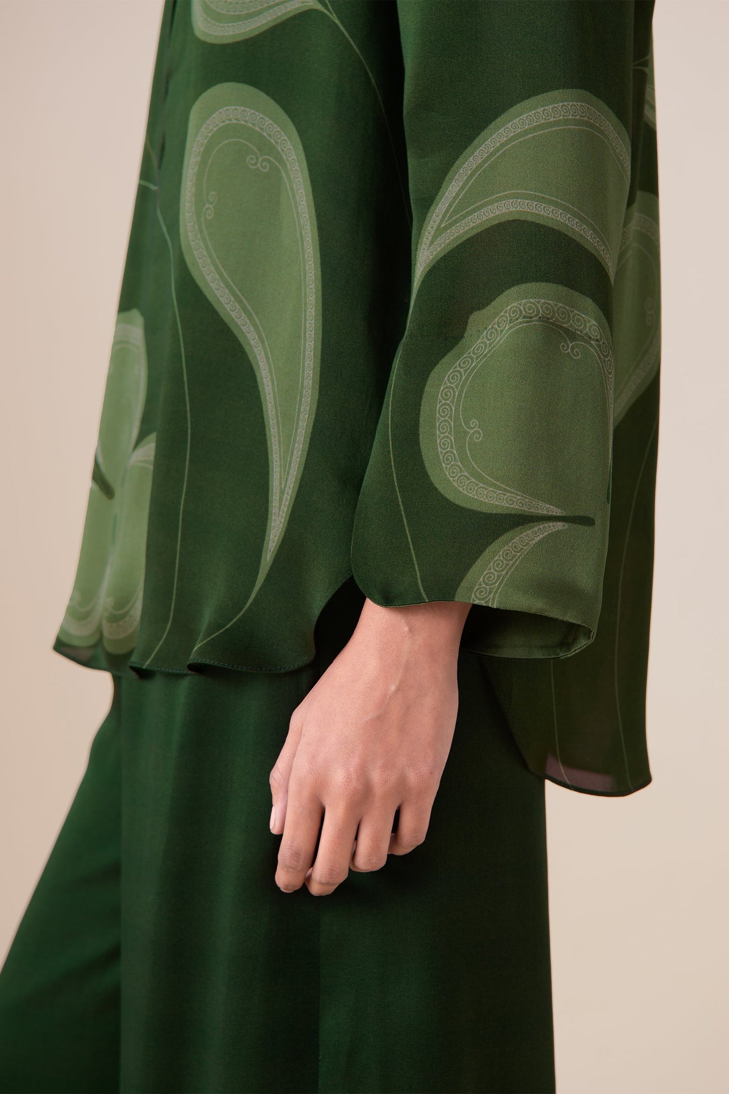  Organza Elah Shirt – Green