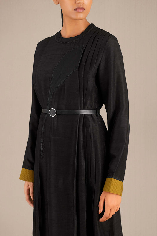 Silk Rafa Dress – Black