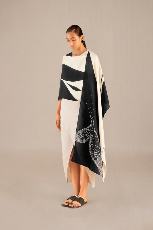 Silk Kiya Scarf – Black