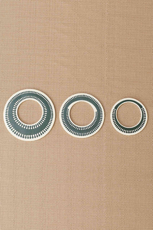 Faux Leather Saasha Bangle – Green