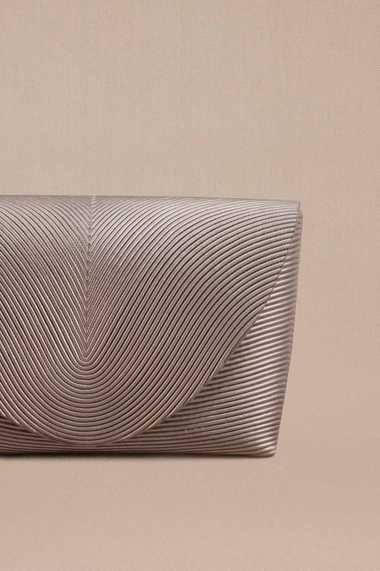 Faux Leather Nazah Clutch – Metallics