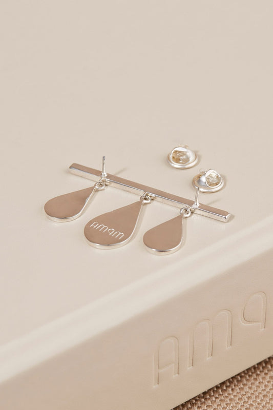Enamel Stella Brooch – Black