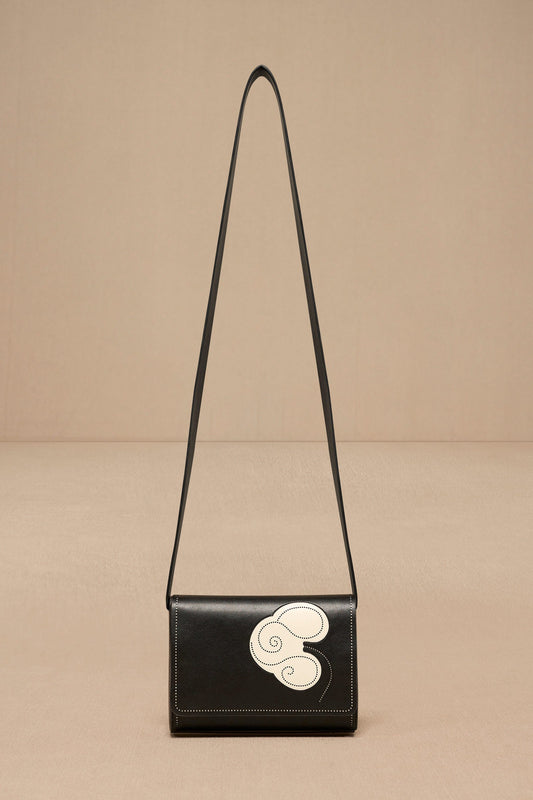 Faux Lether Dilona Sling Bag – Black