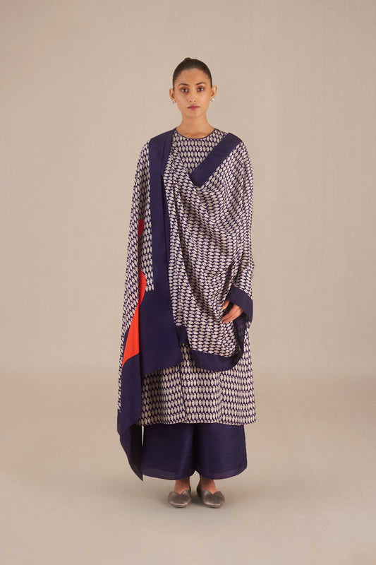 Silk Rania Kurta Set – Purple