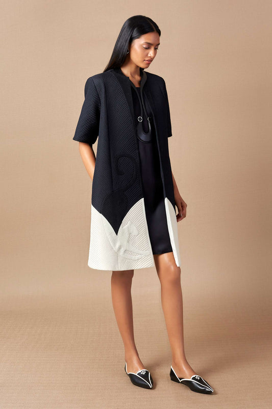 Silk Nargis Jacket – Black