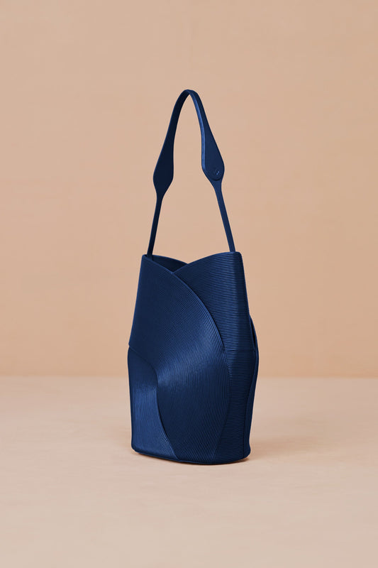 Faux Leather Ilian Shoulder Bag – Blue