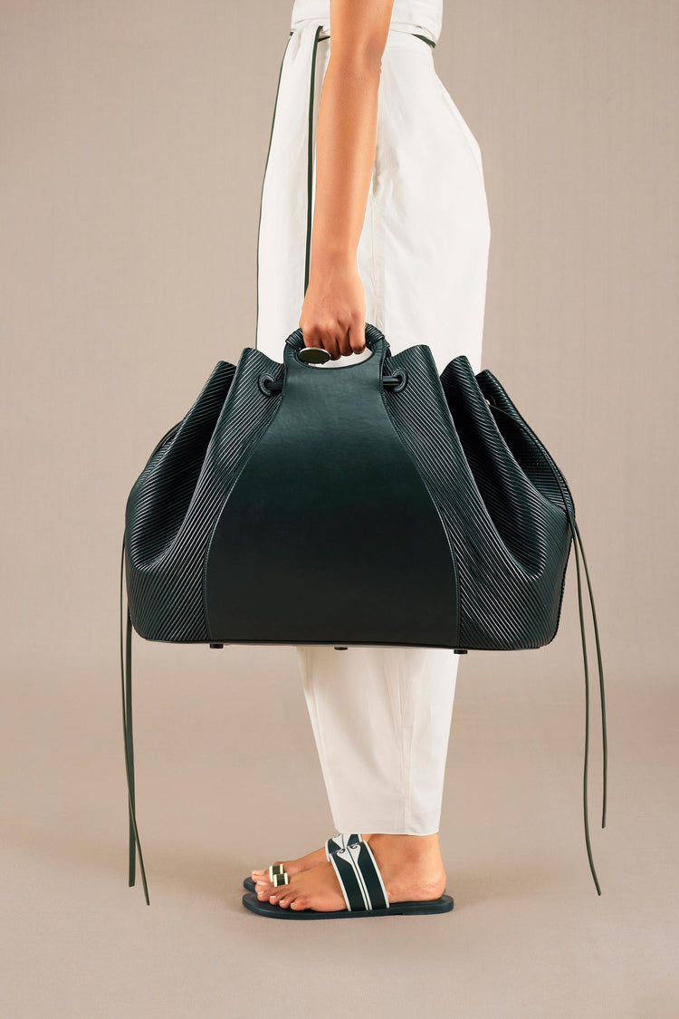 Shazia Tote Bag - Dark Olive