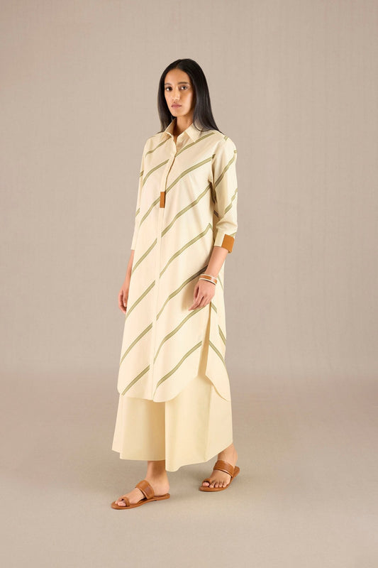 Cotton Nima Tunic Set – Ivory