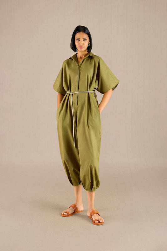 Cotton Irya Jumpsuit – Green
