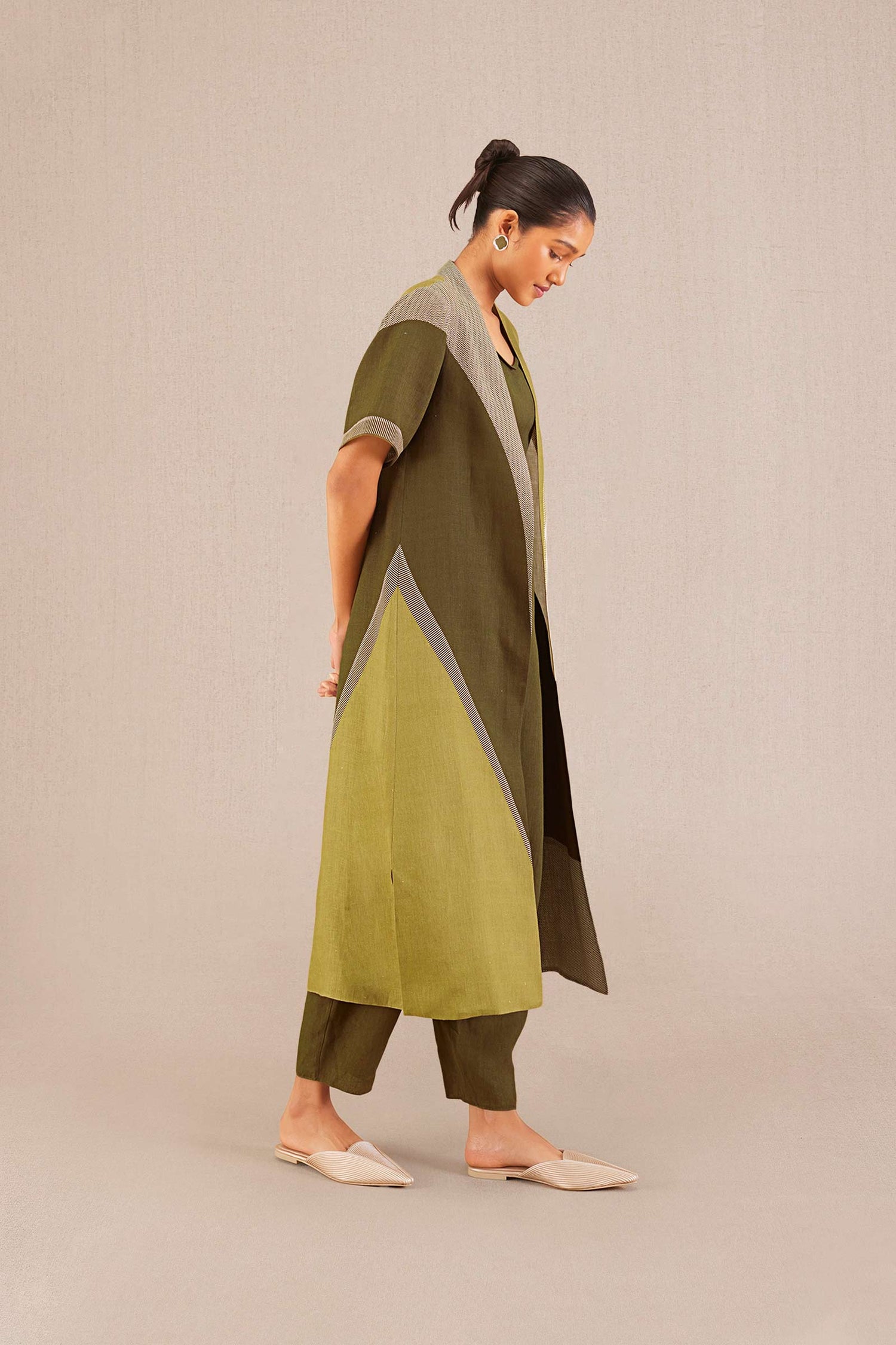 Zilda Cape Set - Olive