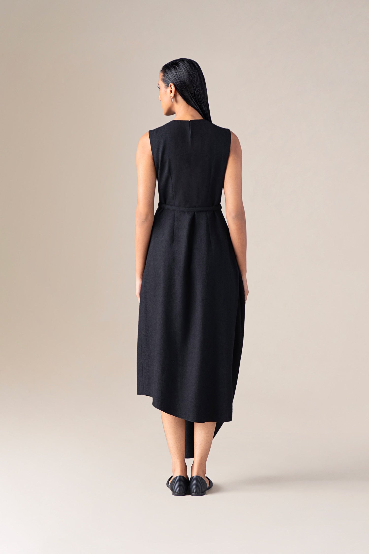  Wool Bria Dress – Black