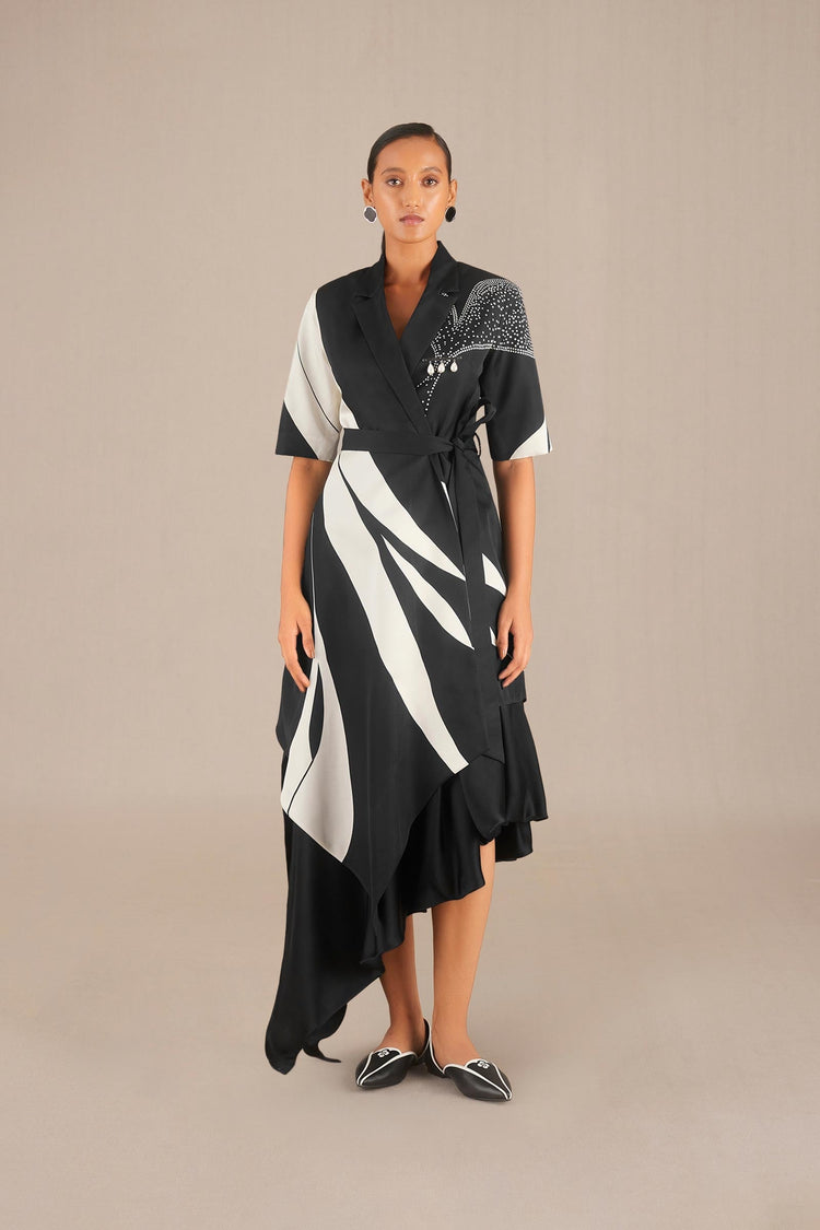 Suha Jacket Set - Black 