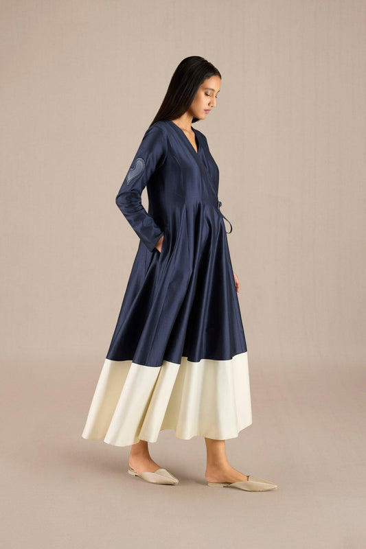 Chanderi Alizeh Dress – Blue