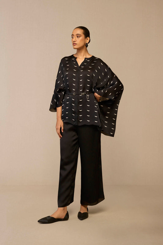 Organza Dilsanjh Shirt Set – Black