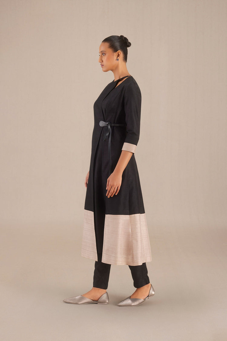 Heba Kurta Set - Black