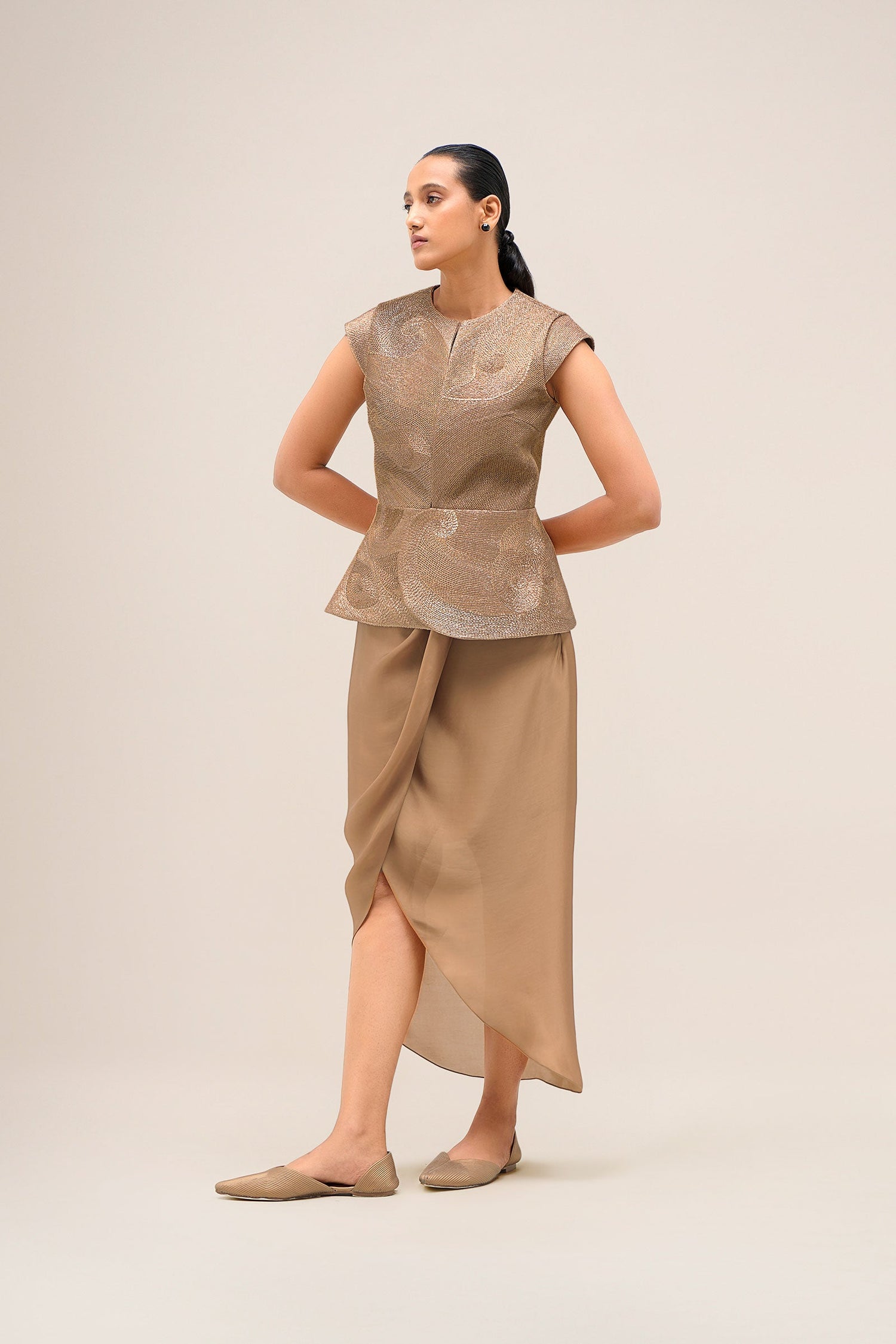  Metallic Noor Jacket Set – Metallics