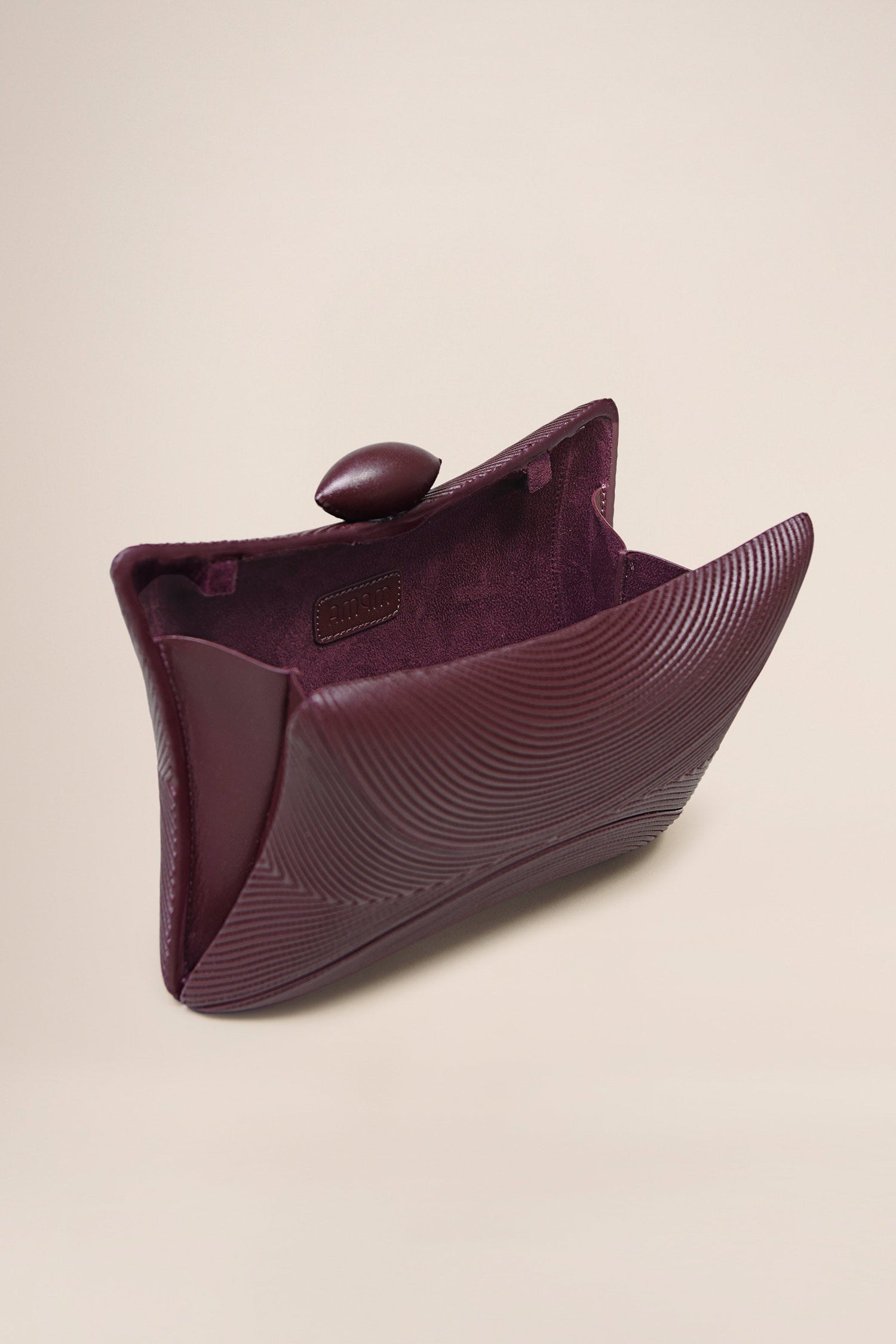   Faux Leather Reis Bag – Red