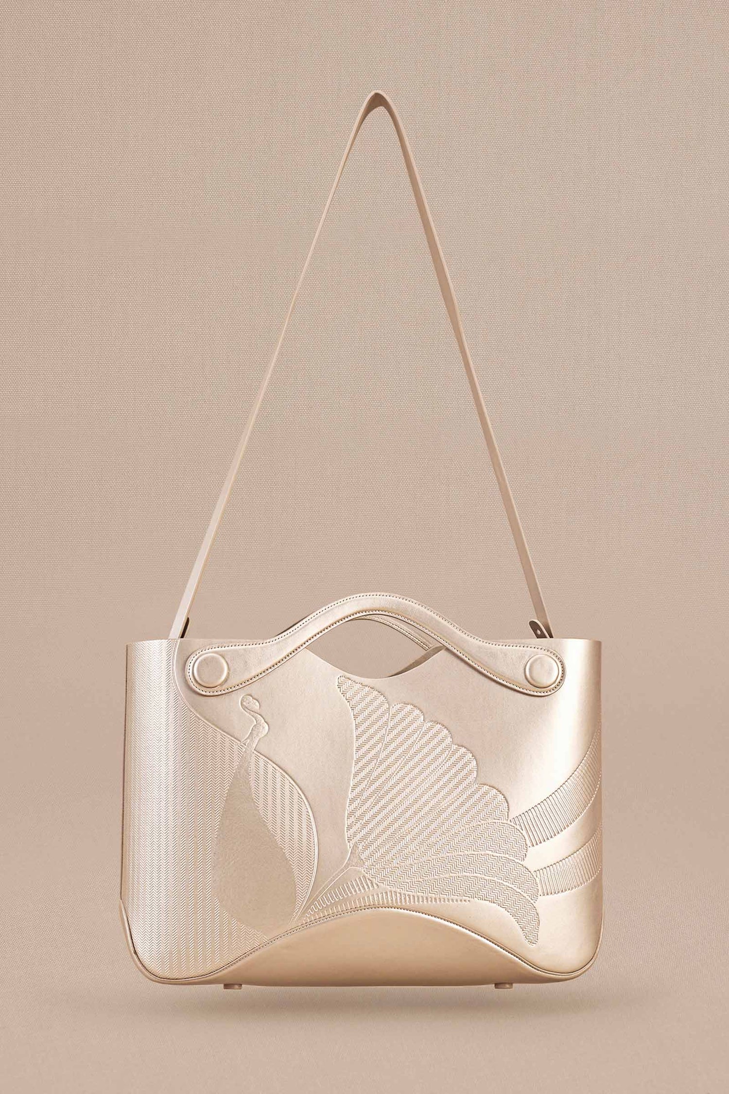 Siena Tote Bag - Metallic Pearl