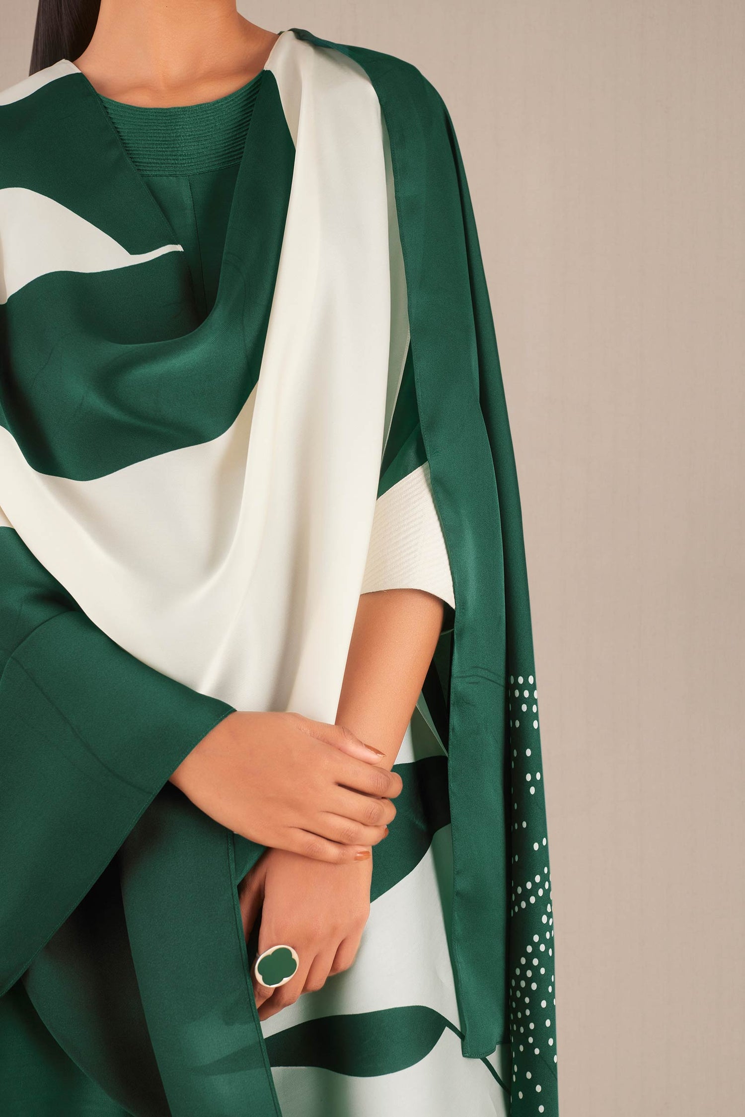 Azmi Kurta set - Emerald 