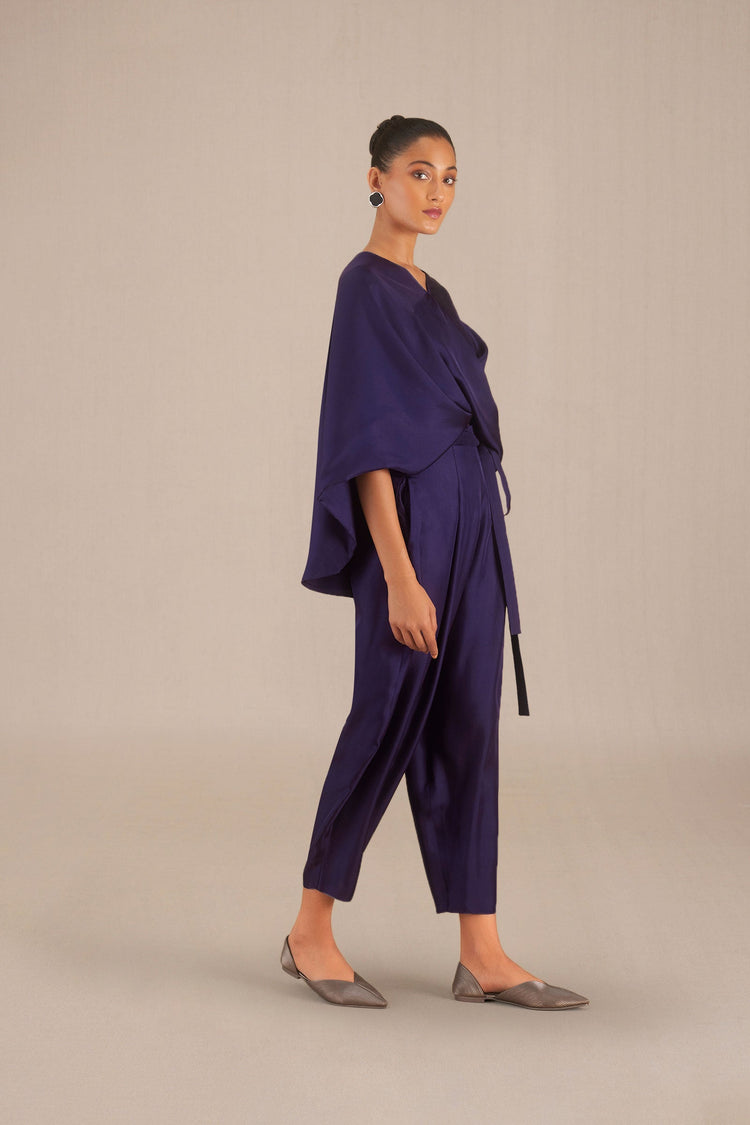 Zayna Top Set - Deep Purple