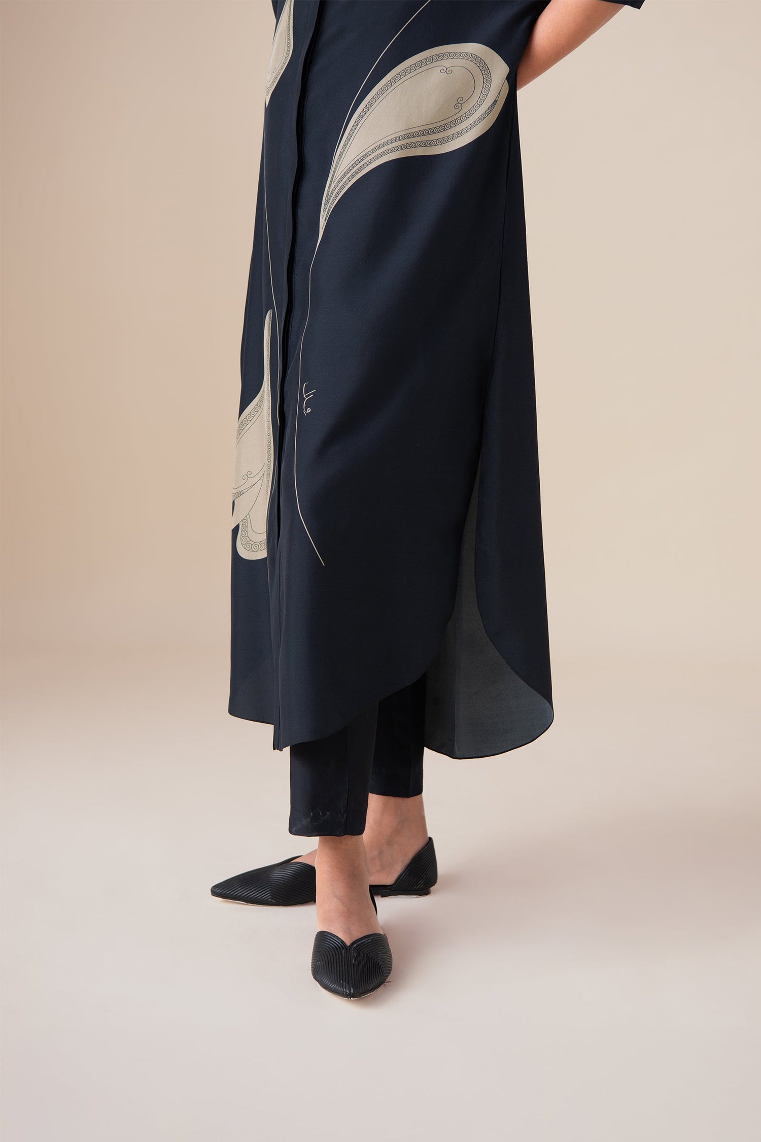  Habutai Kaia Tunic Set – Black