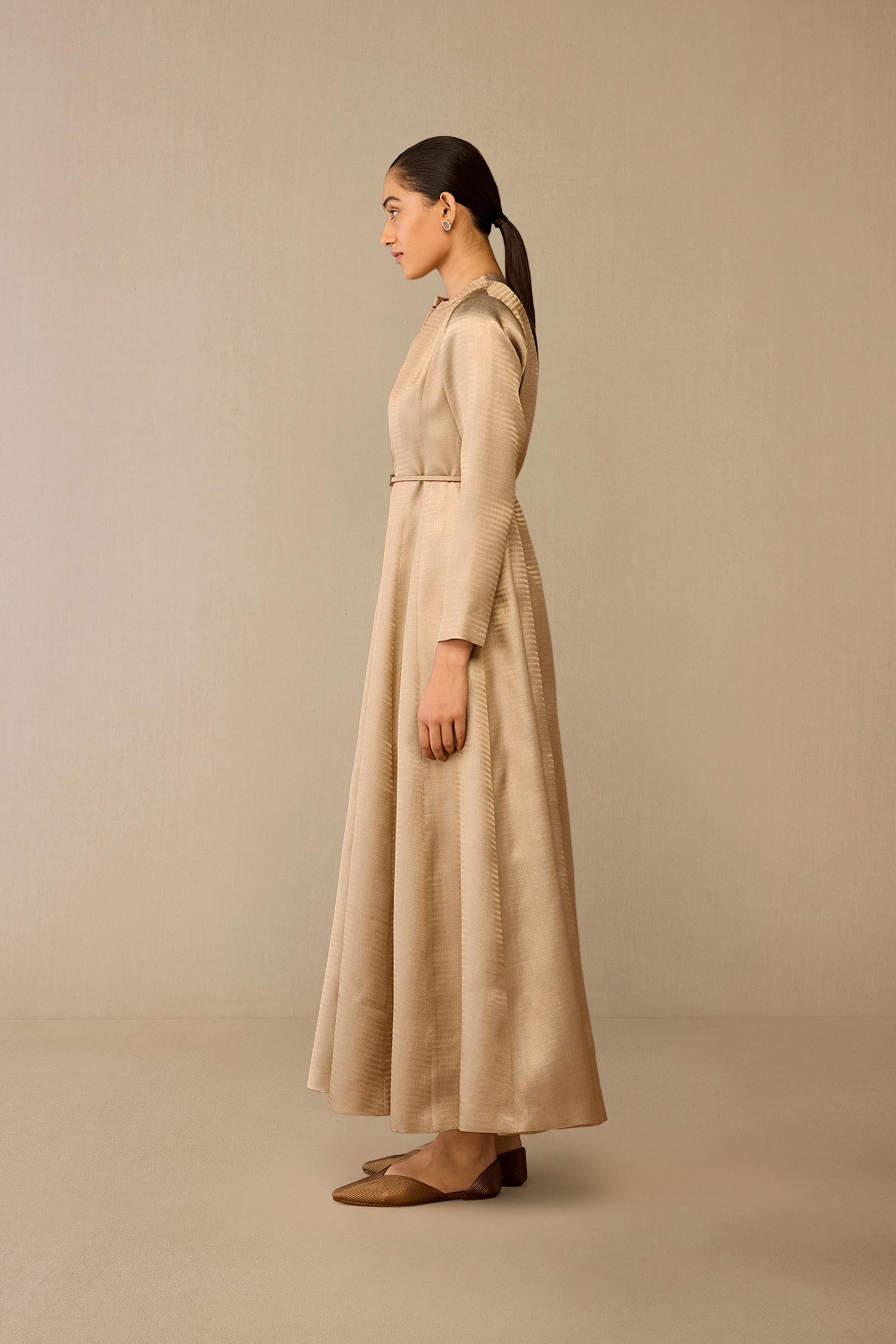  Brocade Fariha Abaya Set – Metallics