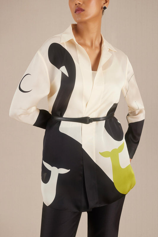 Organza Yamna Shirt – Ivory