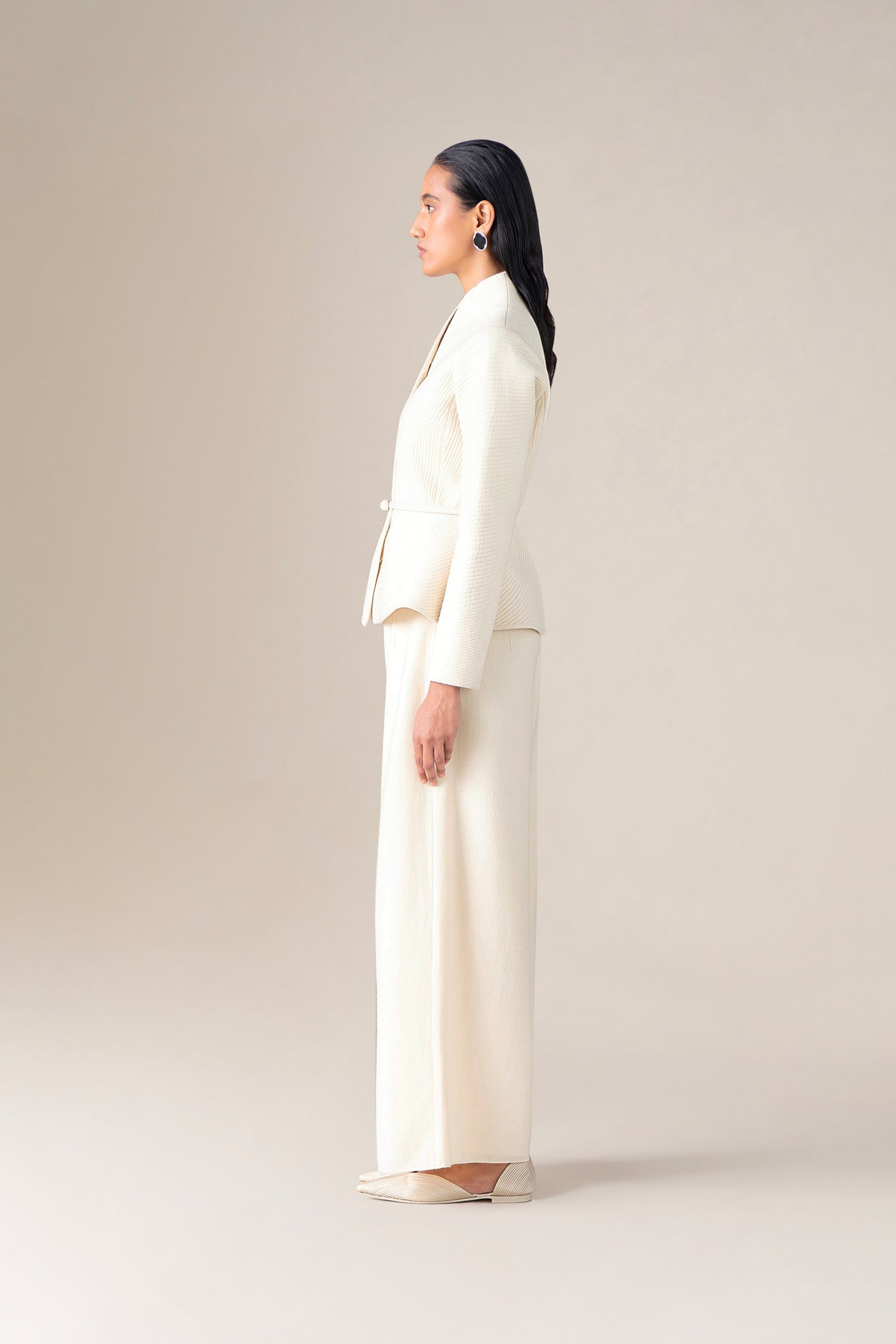  Wool Zima Jacket – Ivory