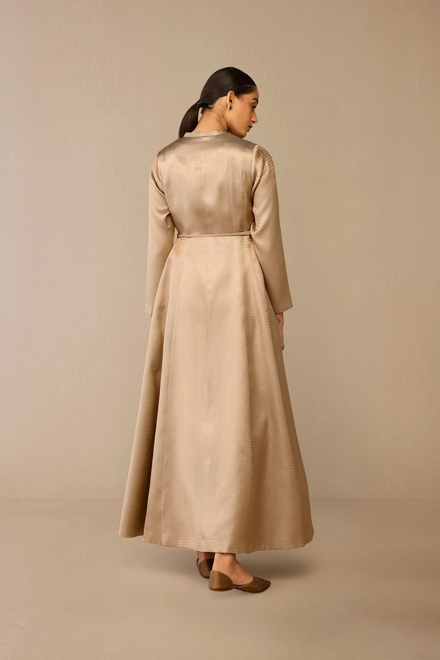  Brocade Fariha Abaya Set – Metallics