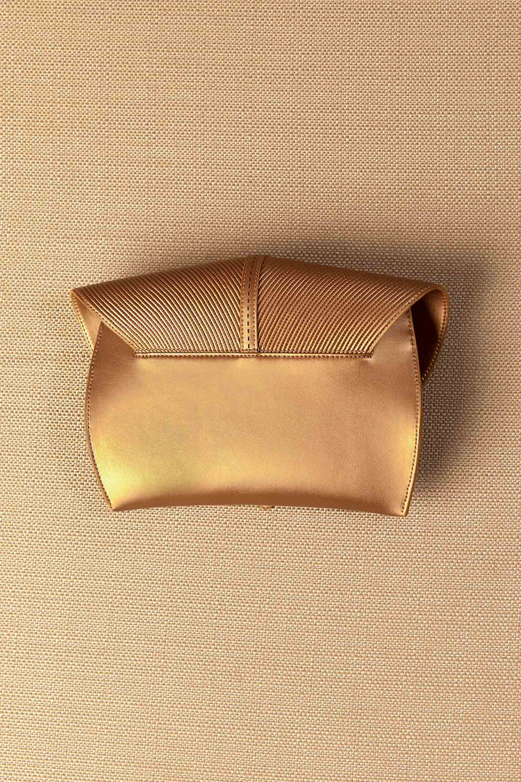 Myah Clutch - Gold